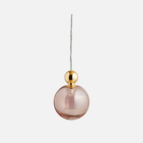 Pakabinamas šviestuvas Uva L Obsidian / Gold, Ø10 cm – be lubinio tvirtinimo