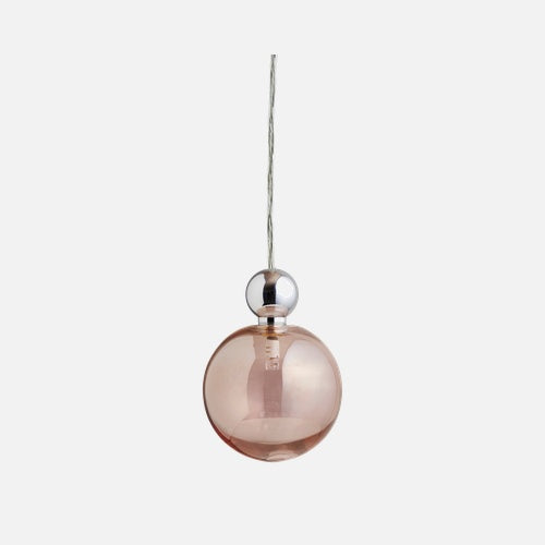 Pakabinamas šviestuvas Uva L Obsidian / Silver, Ø10 cm – be lubinio tvirtinimo