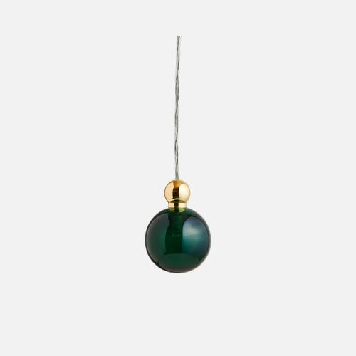 Pakabinamas šviestuvas Uva M Ivy Green / Gold, Ø7 cm – be lubinio tvirtinimo