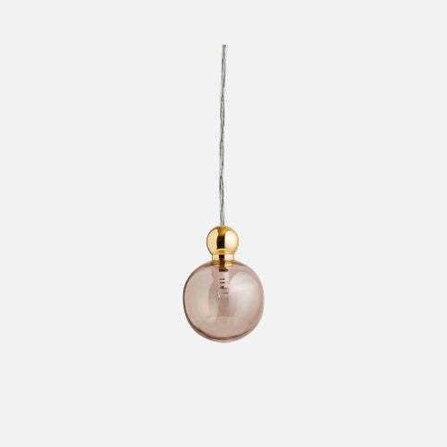Pakabinamas šviestuvas Uva M Obsidian / Gold, Ø7 cm – be lubinio tvirtinimo