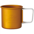Collapsible Aluminium Yellow mug, 300 ml