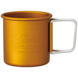 Puodelis Collapsible Aluminium Yellow, 300 ml