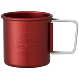 Puodelis Collapsible Aluminium Red, 300 ml