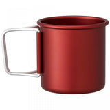 Puodelis Collapsible Aluminium Red, 300 ml
