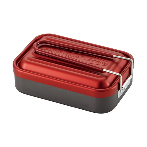 Metalinė dėžutė - troškintuvas Aluminum Messtin Red, 850 ml