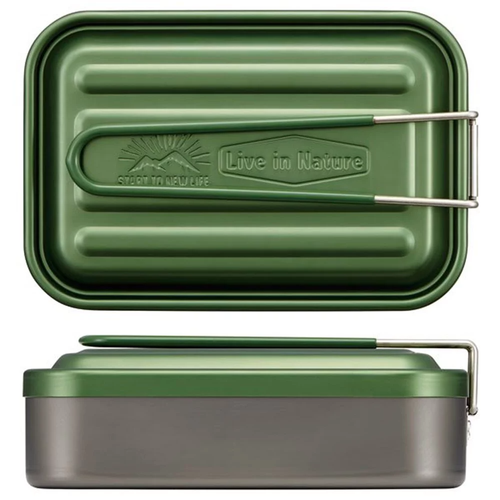 Metalinė dėžutė - troškintuvas Aluminum Messtin Green, 850 ml