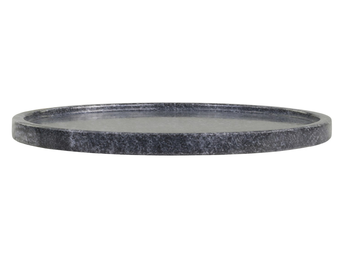 Morlaix Marble Grey marble tray, Ø20 cm