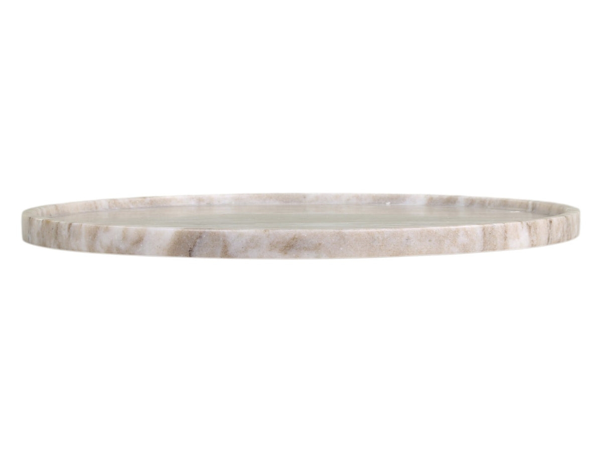 Morlaix Marble Latte marble tray, Ø30 cm