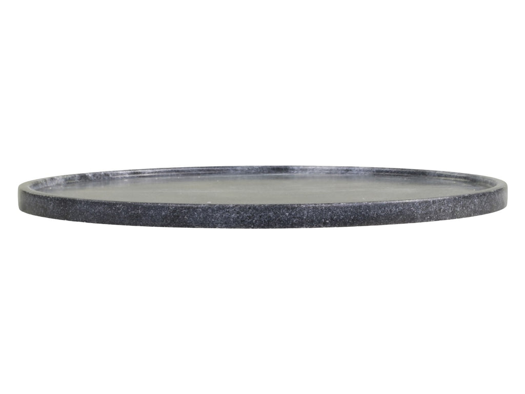 Morlaix Marble Grey marble tray, Ø30 cm