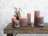 Žvakė Macon Rustic Pillar Taupe, 210 val., H35 cm