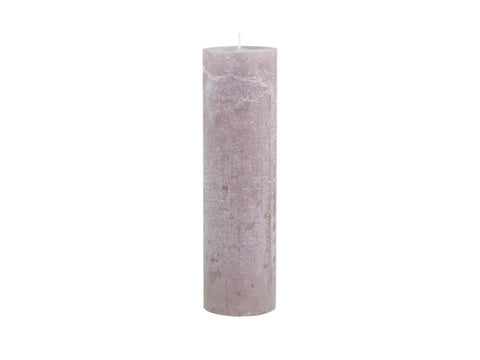 Žvakė Macon Rustic Pillar Taupe, 210 val., H35 cm