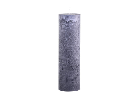Žvakė Macon Rustic Pillar Coal, 210 val., H35 cm