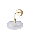 Horizon wall lamp ø21 cm, Clear with Gold