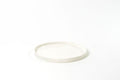 Glossy Outside Mat Cyl White side plate, 17.5 X 1 cm