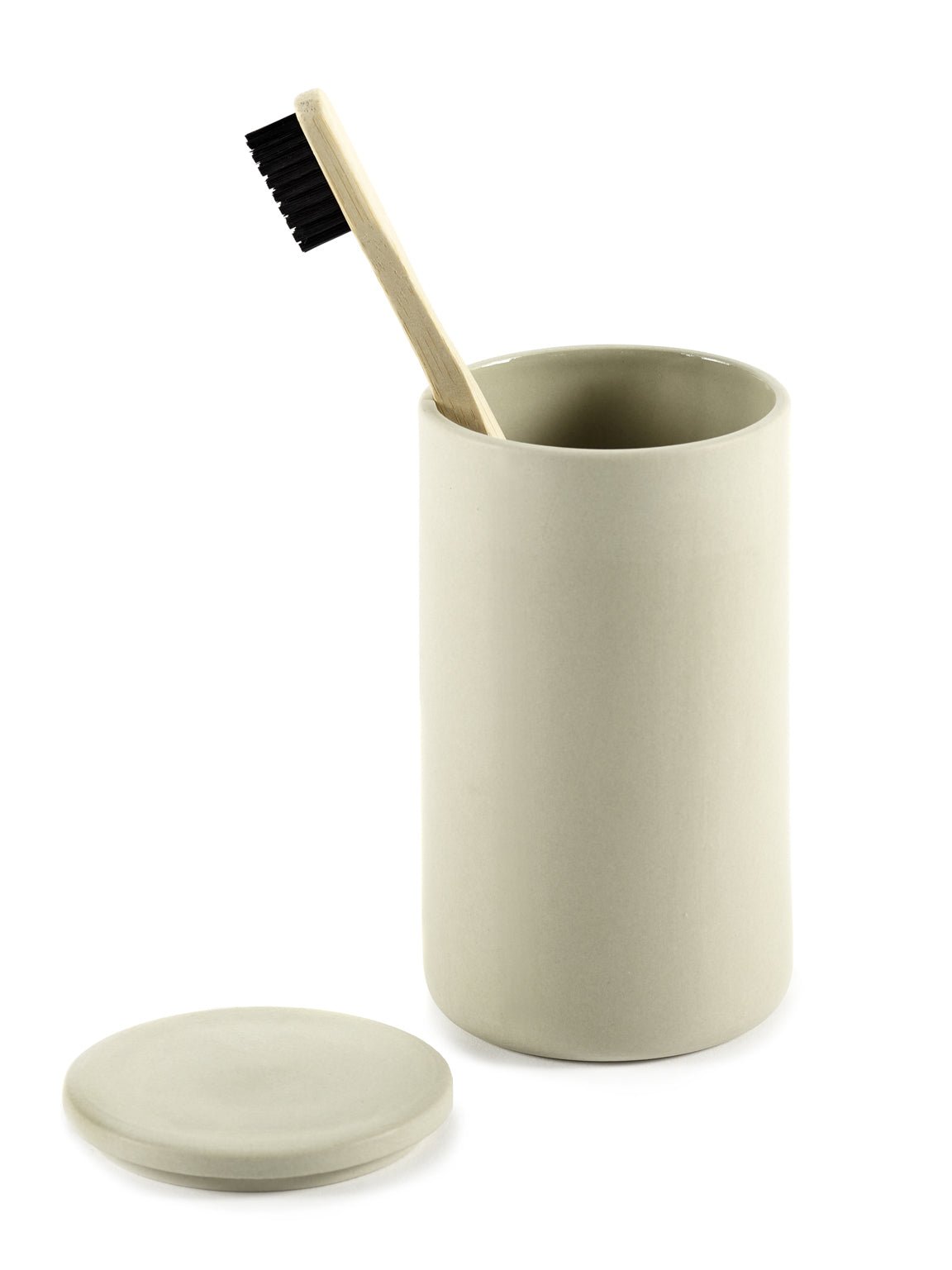 Bertrand Lejoly L Beige bathroom container