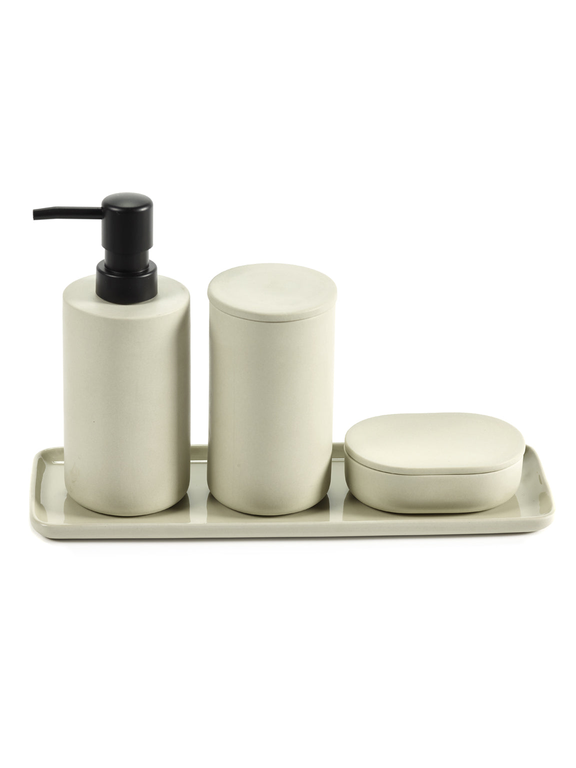 Bertrand Lejoly L Beige bathroom tray