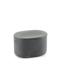 Bertrand Lejoly Oval L Dark Grey bathroom container