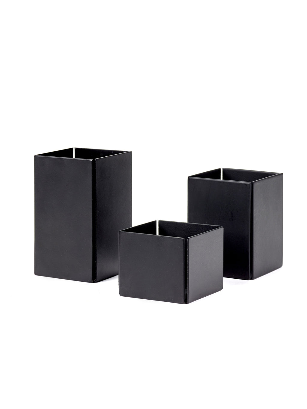 Metal Black Tealight S candle holder, H5 cm