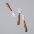 Silver cheese utensil set, 3 pcs