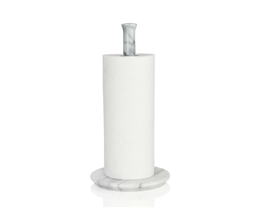 Marble White paper towel holder, marble