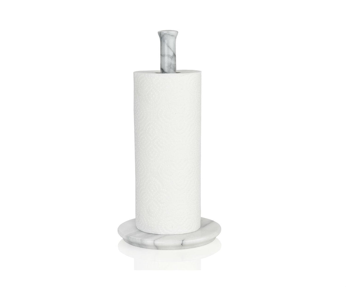 Marble White paper towel holder, marble