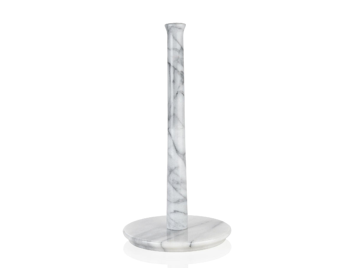 Marble White paper towel holder, marble