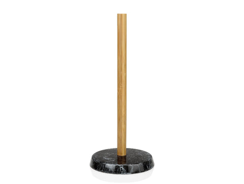 Stovas popieriniam rankšluosčiui Ceramic Bamboo Simplicity Black