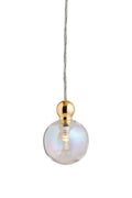 Uva M Chameleon / Gold pendant lamp, Ø7 cm