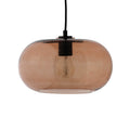 Kobe Brown pendant lamp, Ø30 cm