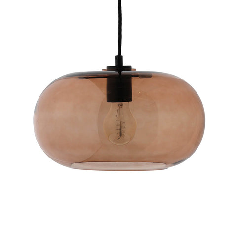 Pakabinamas šviestuvas Kobe Brown, Ø30 cm