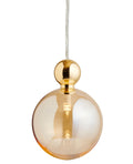 Pakabinamas šviestuvas Uva L Golden Smoke / Gold, Ø10 cm