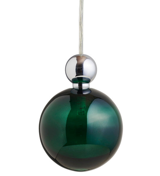 Pakabinamas šviestuvas Uva L Ivy Green / Silver, Ø10 cm