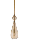 Smykke Golden Smoke / Gold pendant lamp, Ø12.5 cm
