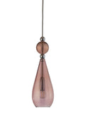 Smykke Obsidian / Silver pendant lamp, Ø12.5 cm