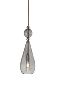 Smykke Smokey Grey / Silver pendant lamp, Ø12.5 cm