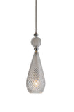 Pakabinamas šviestuvas Smykke Crystal / Silver, Ø12.5 cm