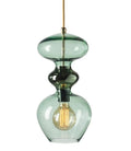 Pakabinamas šviestuvas Futura Forest Green / Gold, H37 cm