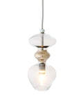 Futura pendant lamp, Clear / Platinum, H24 cm
