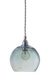 Pakabinamas šviestuvas Rowan Topaz Blue Silver, Ø15.5 cm