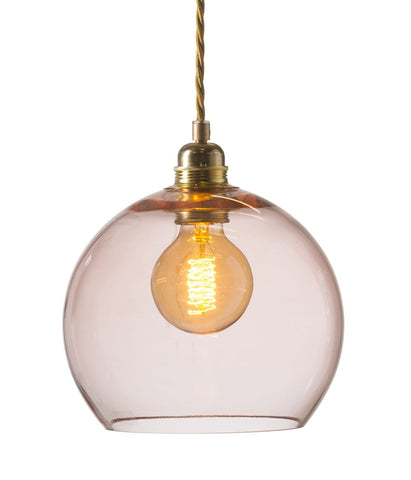 Pakabinamas šviestuvas Rowan Bright Coral Gold, Ø22 cm