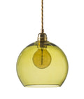 Rowan Olive Gold pendant lamp, Ø22 cm