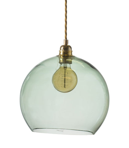 Pakabinamas šviestuvas Rowan L Forest Green Gold, Ø28 cm