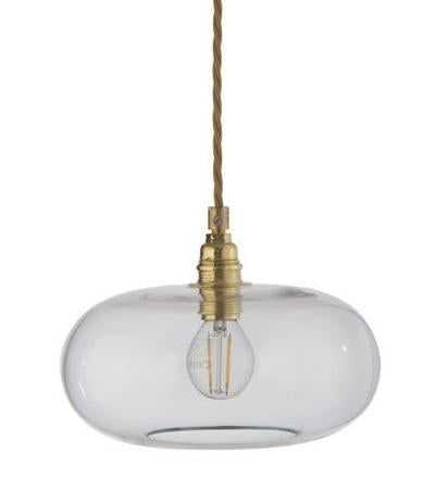 Horizon pendant lamp Ø21 cm, Clear with Gold