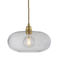 Horizon pendant lamp Ø29 cm, Clear with Gold