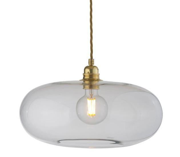 Horizon pendant lamp Ø36 cm, Clear with Gold