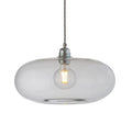 Horizon pendant lamp Ø36 cm, Clear with Silver