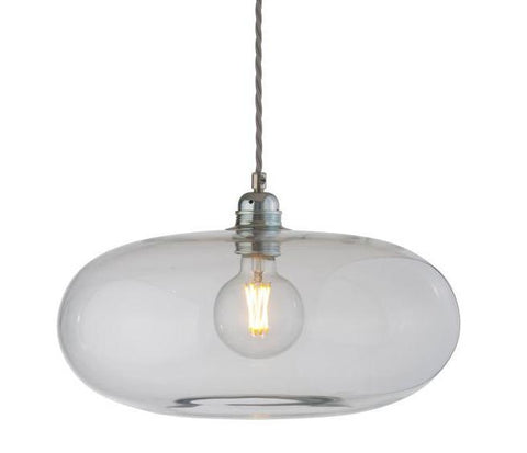 Pakabinamas šviestuvas Horizon Ø36 cm, Clear with Silver