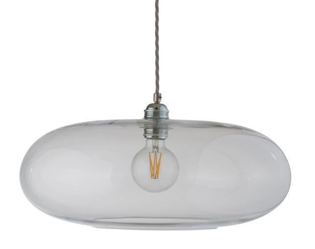 Horizon pendant lamp Ø45 cm, Clear with Silver