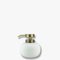 Lotus White soap dispenser