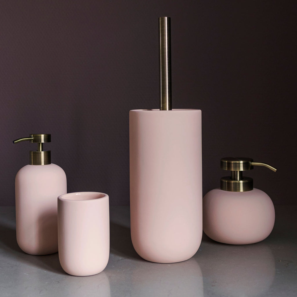 Lotus Powder Rose toothbrush holder